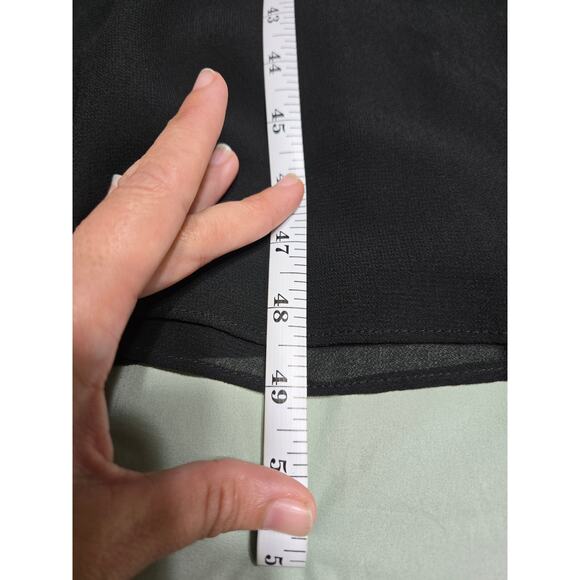 Danny and Nicole New York size 10 women's black maxi dress with sheer overlay - Picture 9 of 9